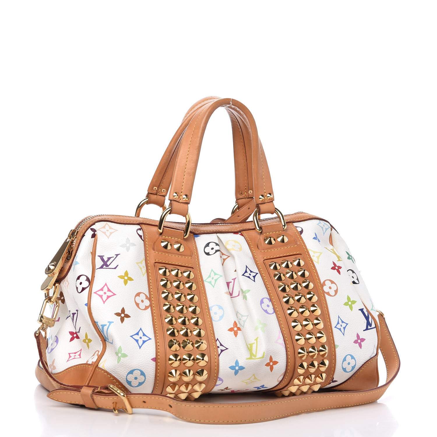 Louis Vuitton Monogram Multicolor Courtney MM White 4 of 11