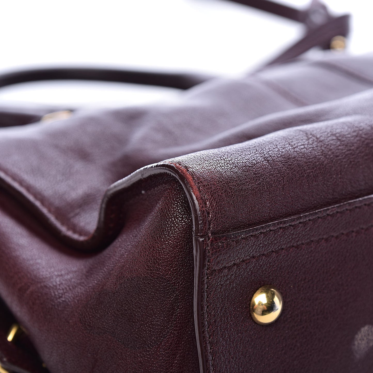 Sheepskin Small Cabas ChYc Plum