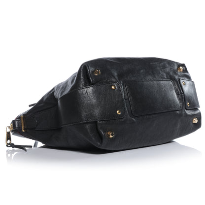 Chloe Leather Medium Angie Shoulder Bag Black 5 of 9