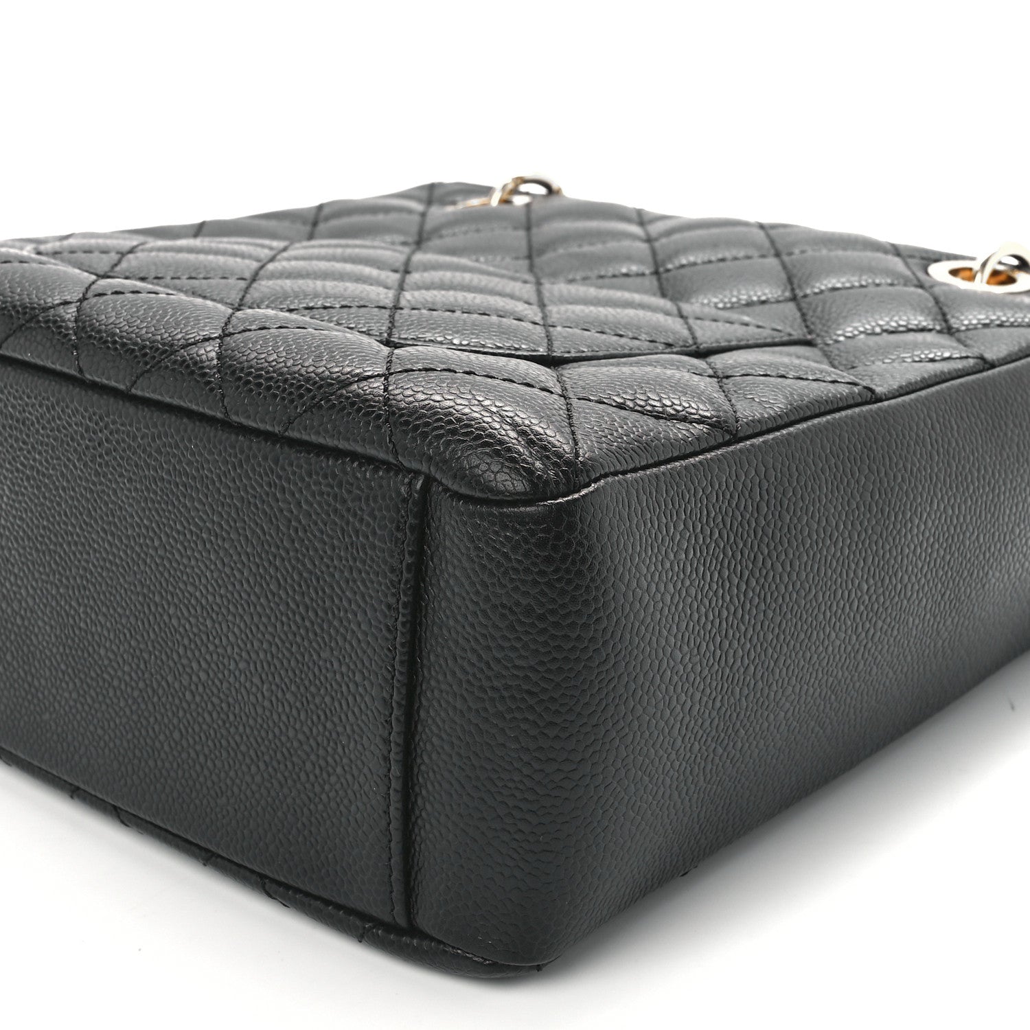 Chanel Caviar Quilted Petit Shopping Tote PST Black 11 of 11