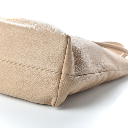 Burberry London Grainy Calfskin Medium Baynard Tote Nude 7 of 10