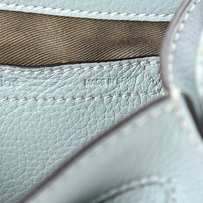 Chloe Calfskin Mini Marcie Round Crossbody Bag Faded Blue 6 of 10