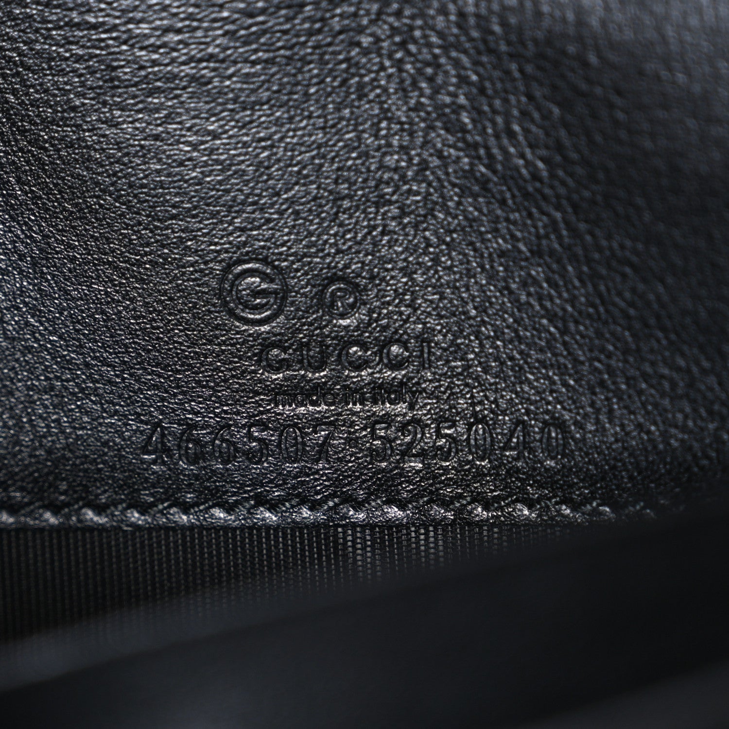 Gucci Microguccissima Crossbody Wallet Black 6 of 9