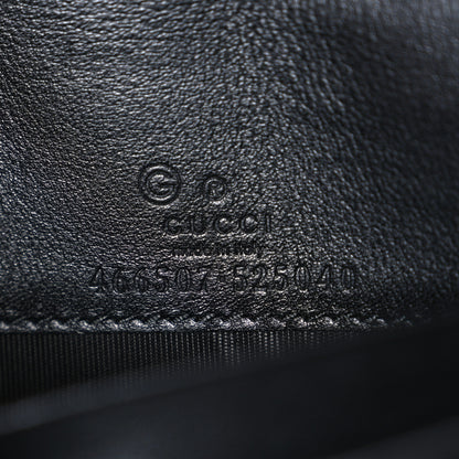 Gucci Microguccissima Crossbody Wallet Black 6 of 9