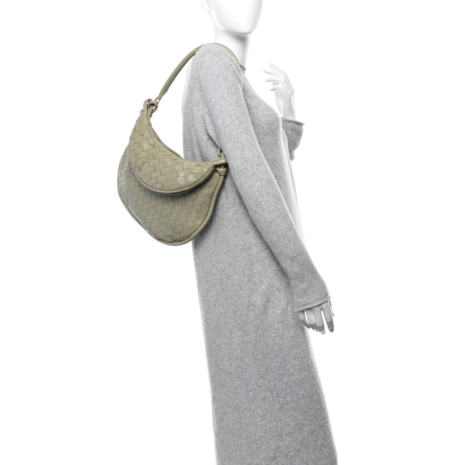 Bottega Veneta Nappa Intrecciato Medium Gemelli Travertine 2 of 11