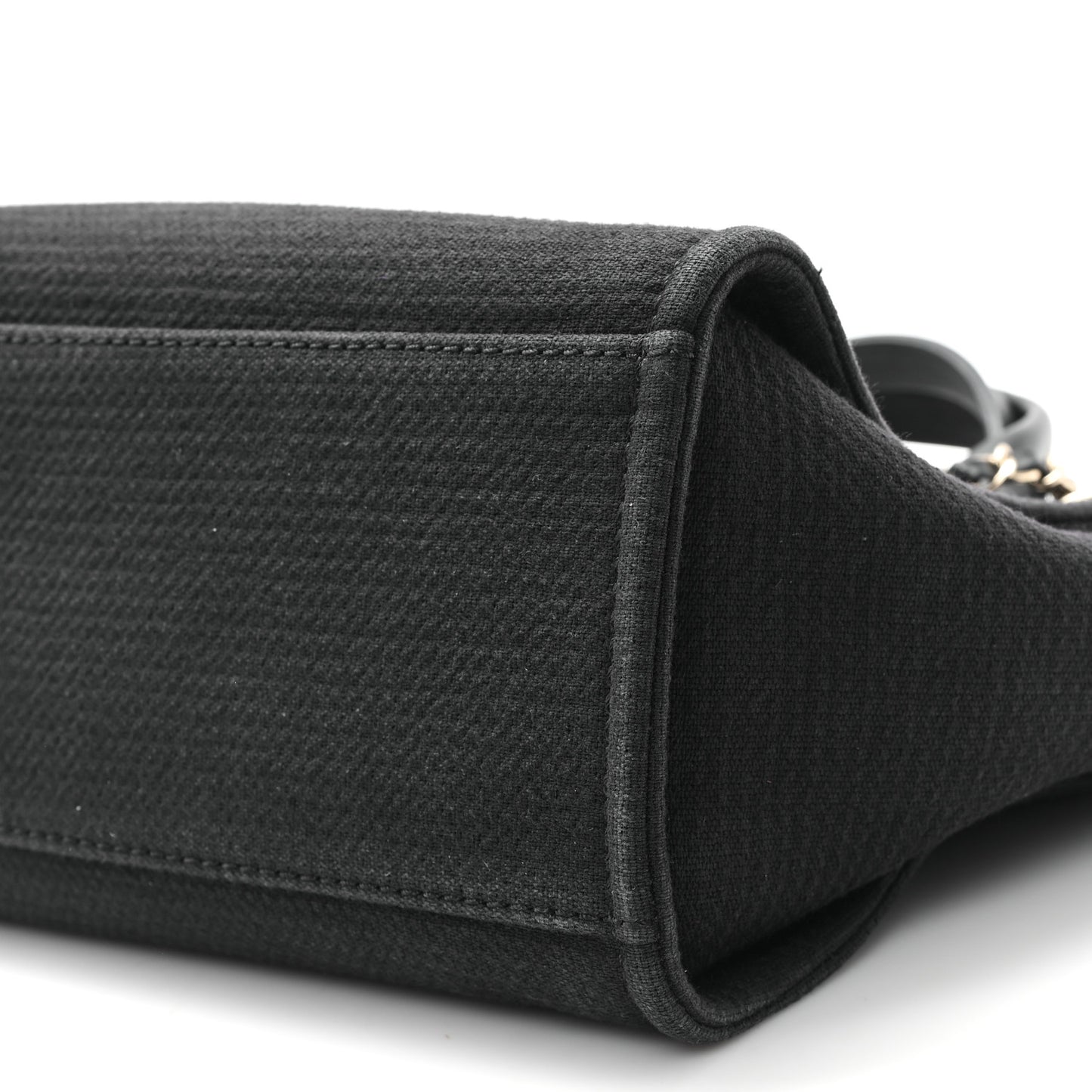 Mixed Fibers Small Deauville Tote Black