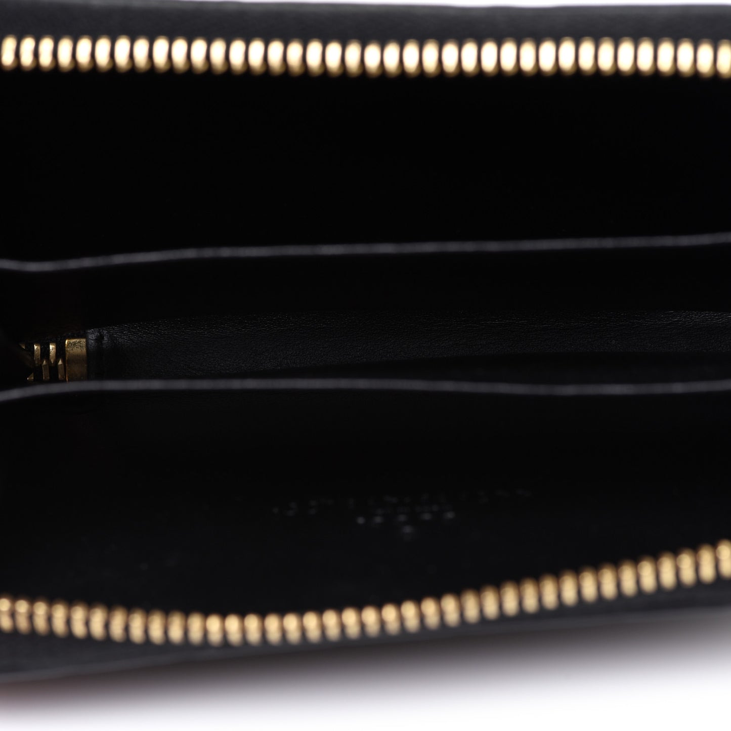 Guccissima Zip Around Card Case Black