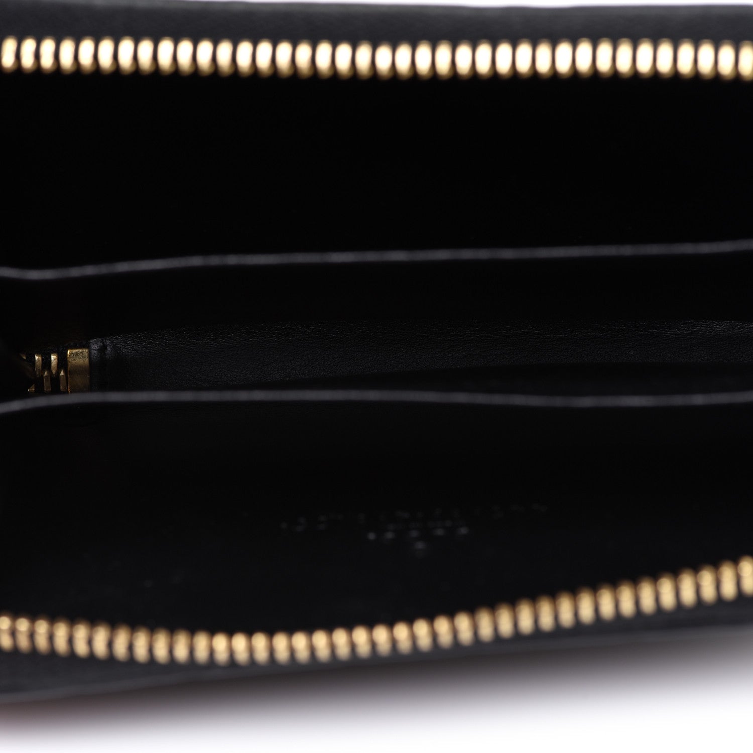 Gucci Guccissima Zip Around Card Case Black 5 of 7