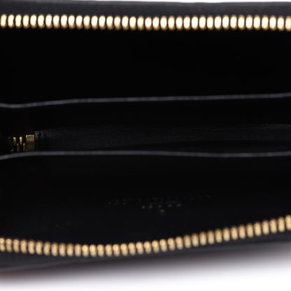 Gucci Guccissima Zip Around Card Case Black 5 of 7