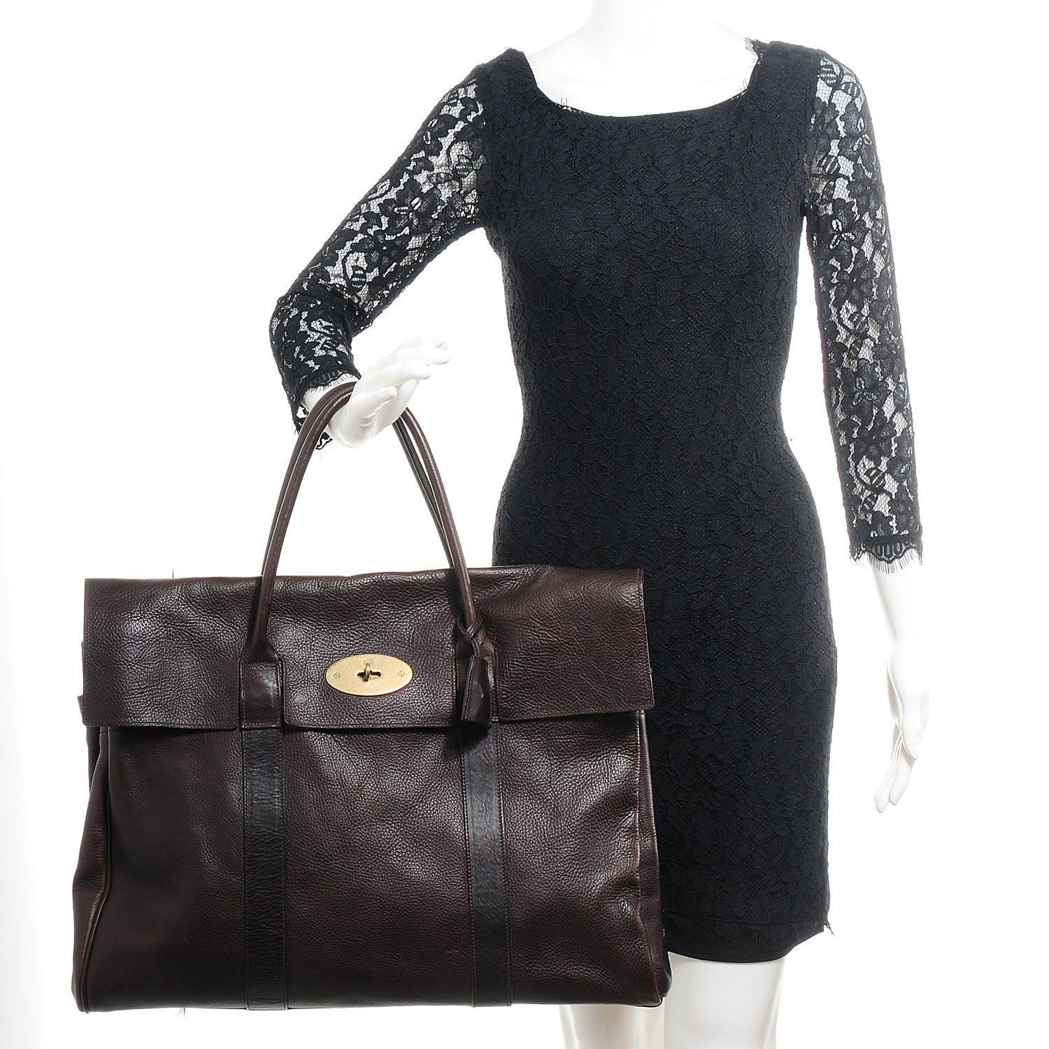 Mulberry Natural Leather Piccadilly Chocolate 2 of 10