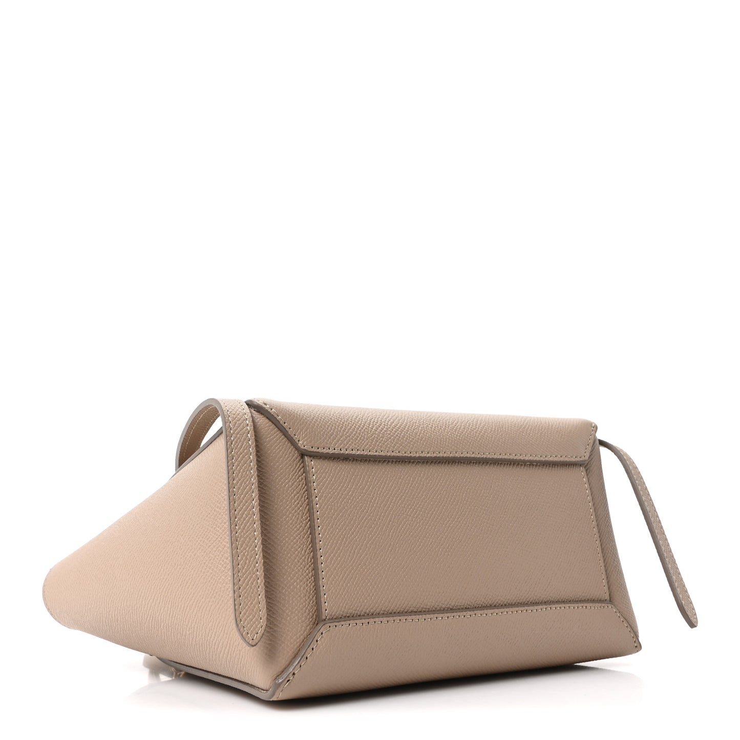 Grained Calfskin Nano Belt Bag Light Taupe