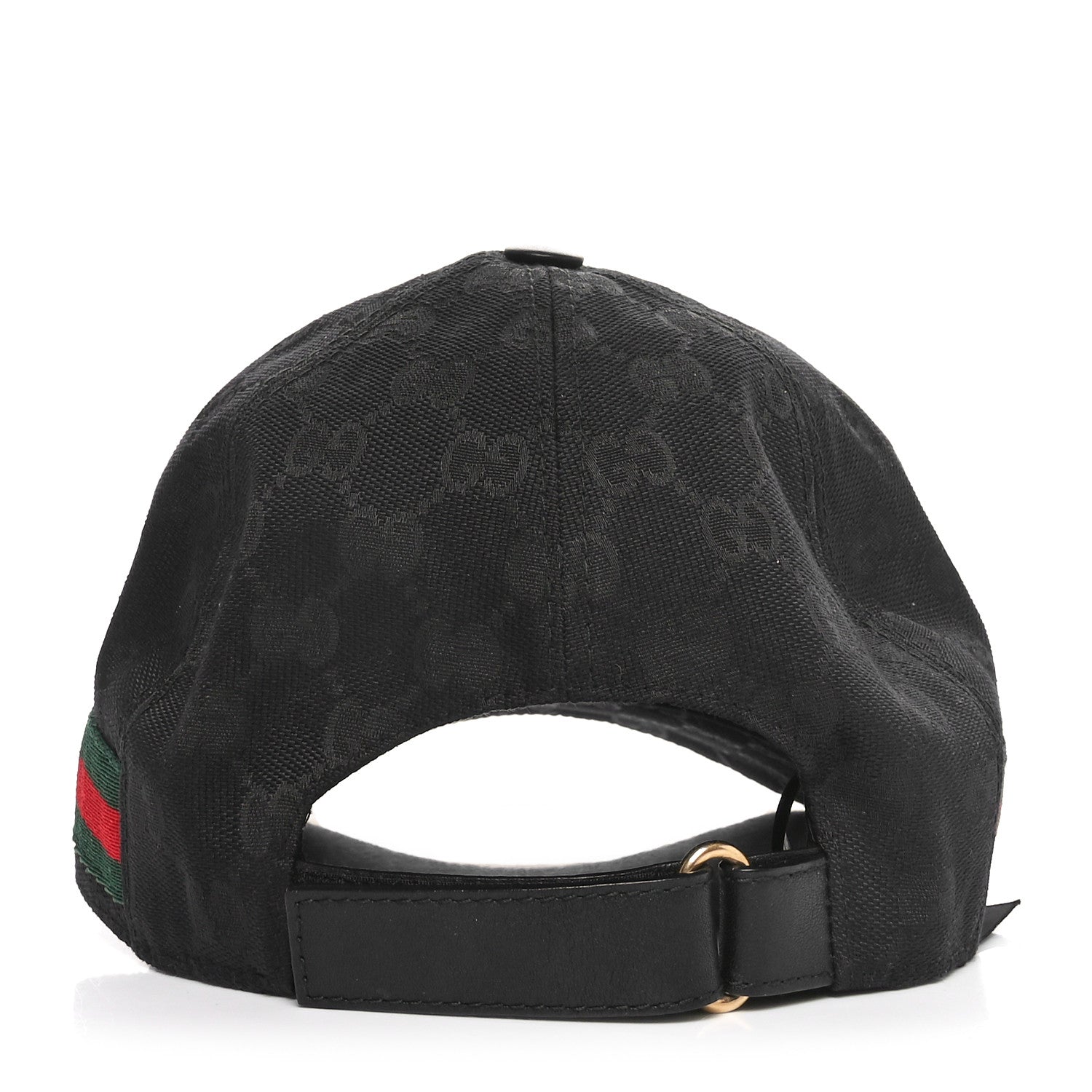 Gucci Monogram Web Baseball Hat M Black 6 of 10