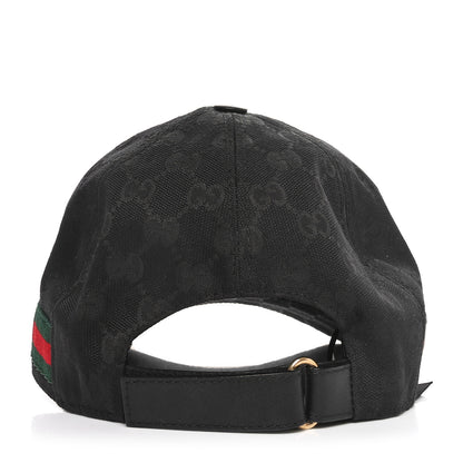 Gucci Monogram Web Baseball Hat M Black 6 of 10