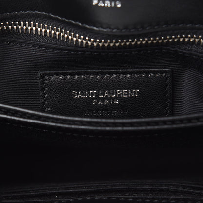 Saint Laurent Cotton Bandana Y Quilted Monogram Toy Loulou Crossbody Bag Red 6 of 11