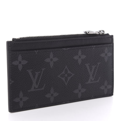 Louis Vuitton Reverse Monogram Eclipse Taiga Coin Card Holder 3 of 6
