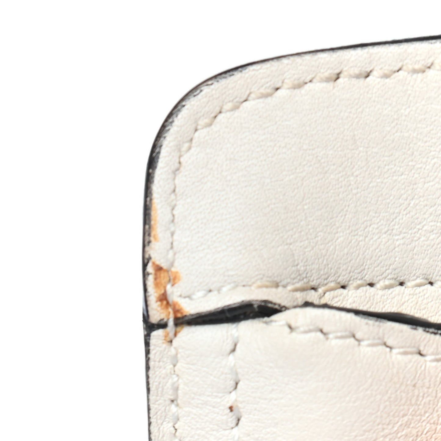 Smooth Calfskin Small Cabas Monogram White