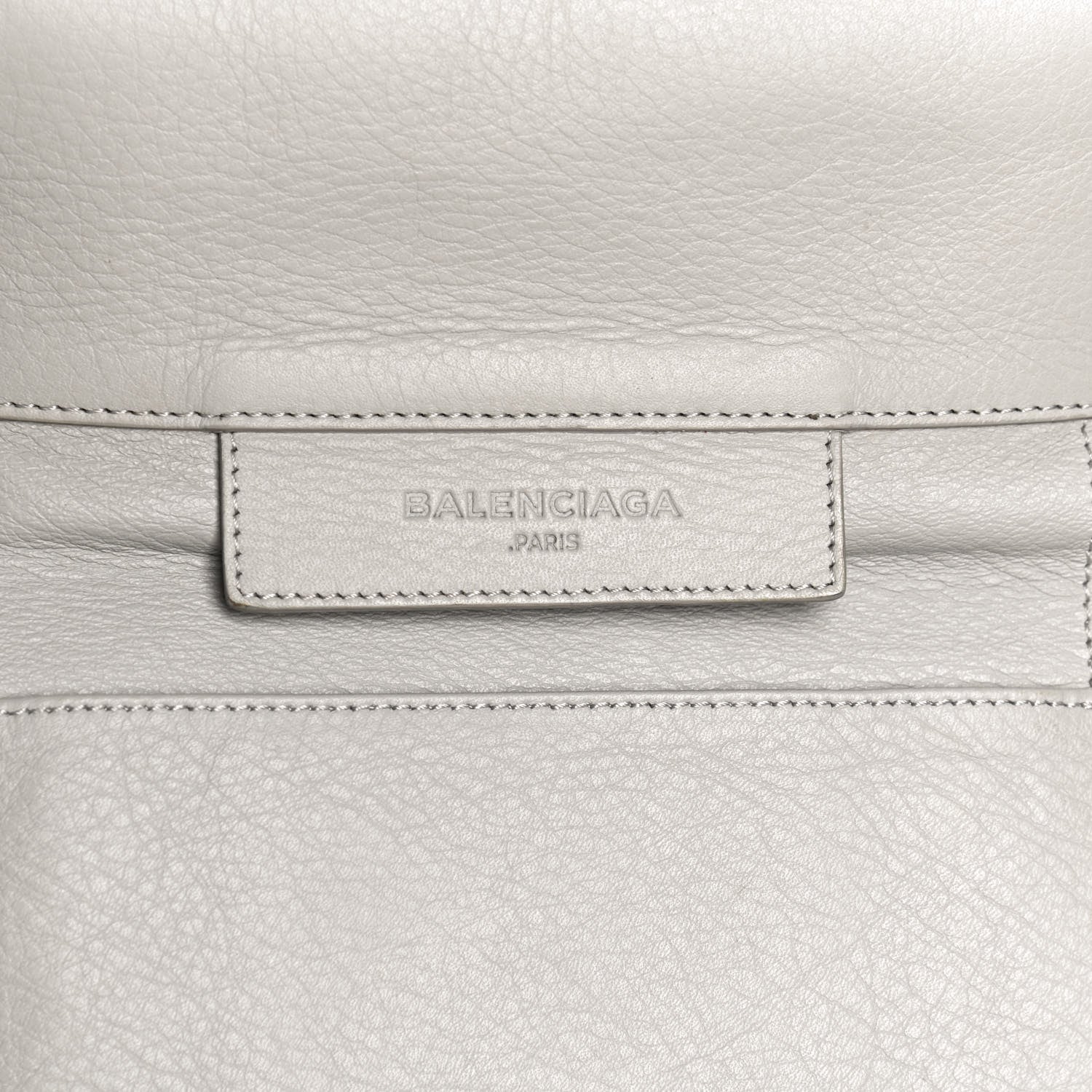 Balenciaga Veau Papier Sight Clutch Gris Metal 7 of 13