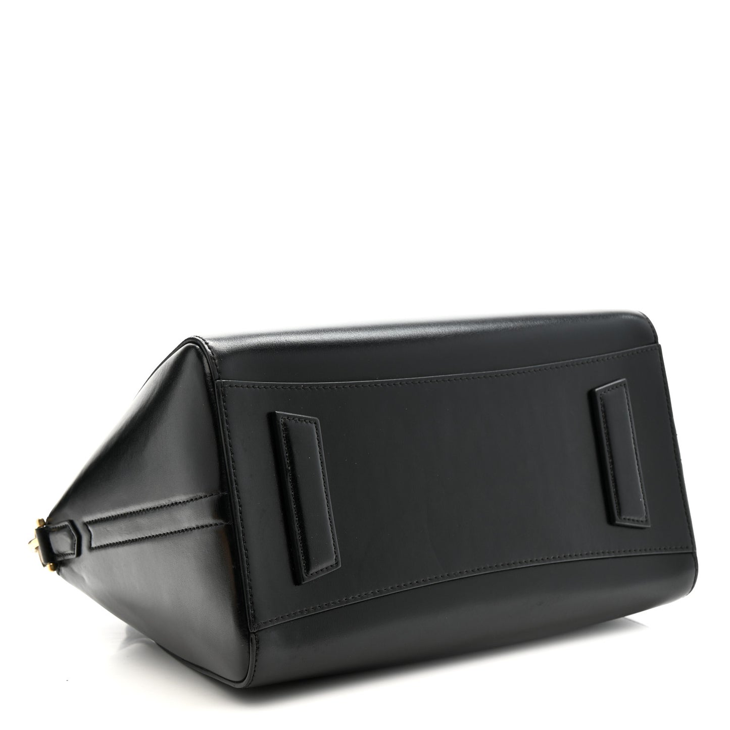 Shiny Lord Calfskin Small Antigona Black