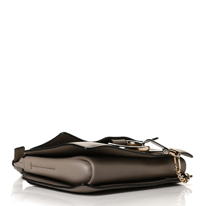 Chloe Suede Calfskin Small Faye Shoulder Bag Motty Grey 4 of 12