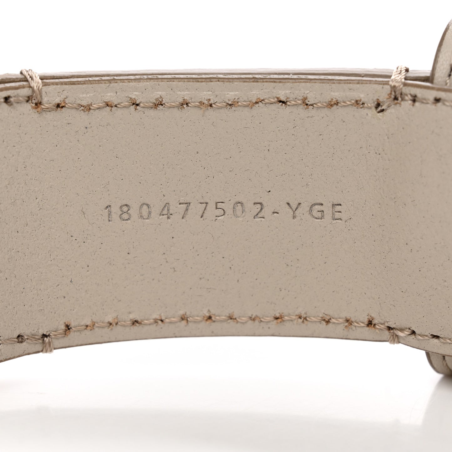 Cuoio Romano F logo Belt Tortora