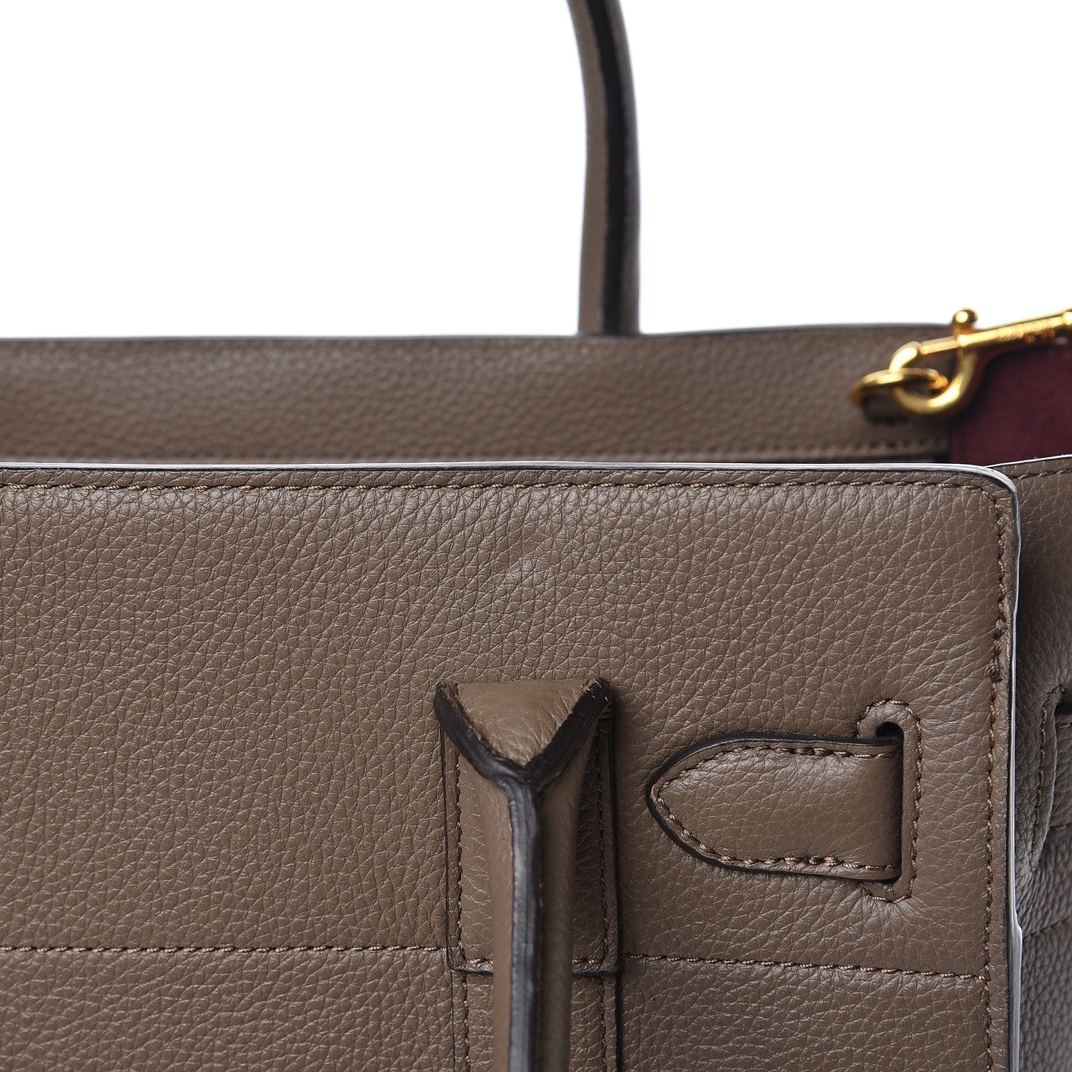 Mulberry Small Classic Grain Small Bayswater Zip Tote Clay 10 of 16