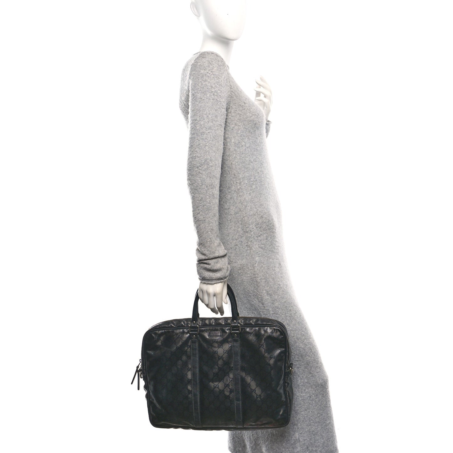 Imprime Monogram Medium Briefcase Black