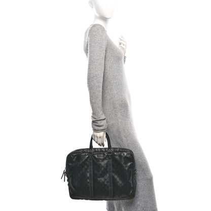 Gucci Imprime Monogram Medium Briefcase Black 2 of 13