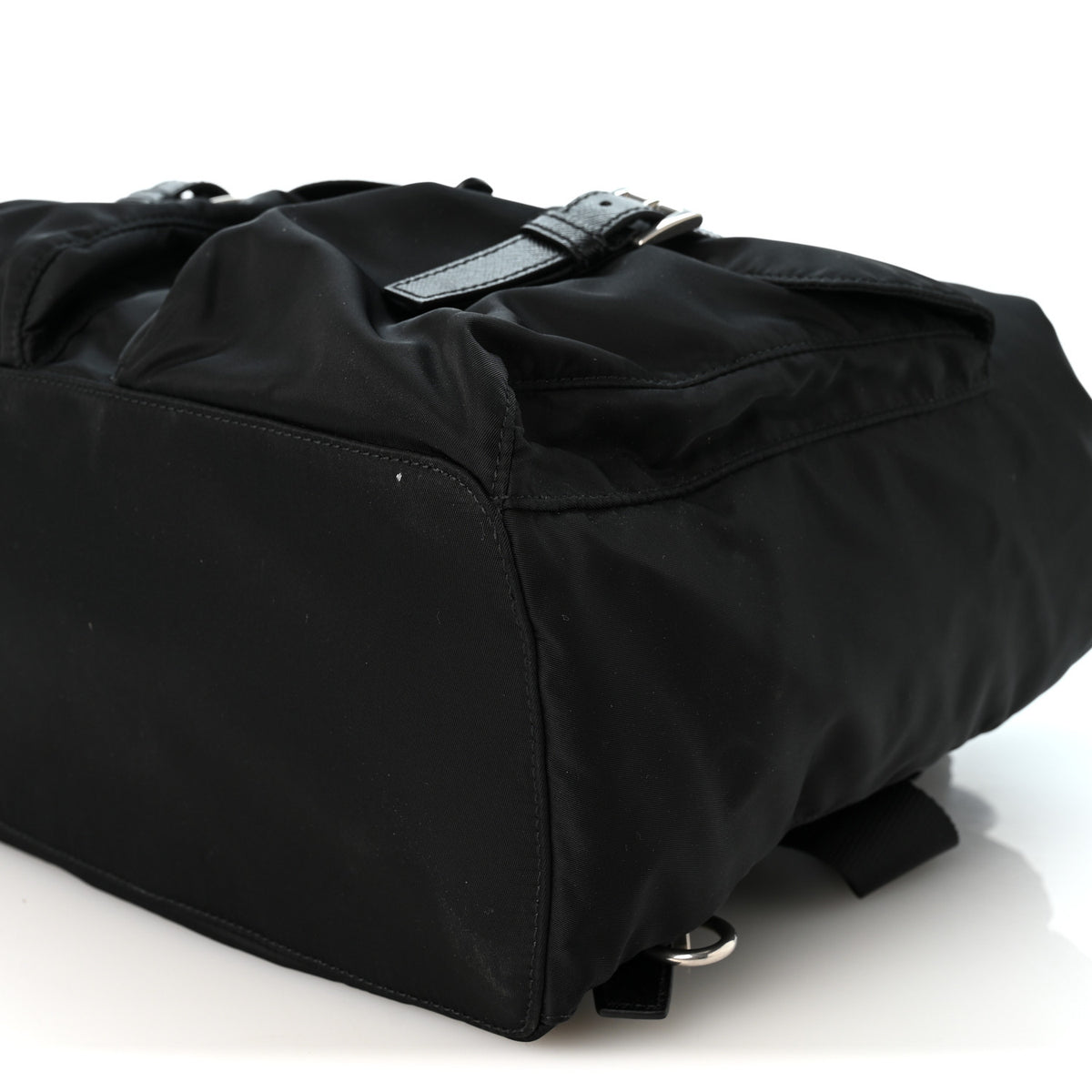 Prada Re-Nylon Saffiano Medium Backpack Black 9 of 9