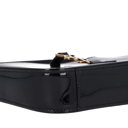 Saint Laurent Patent Calfskin Le 5 A 7 Mini Hobo Black 9 of 10