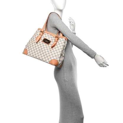 Louis Vuitton Damier Azur Hampstead MM 2 of 11