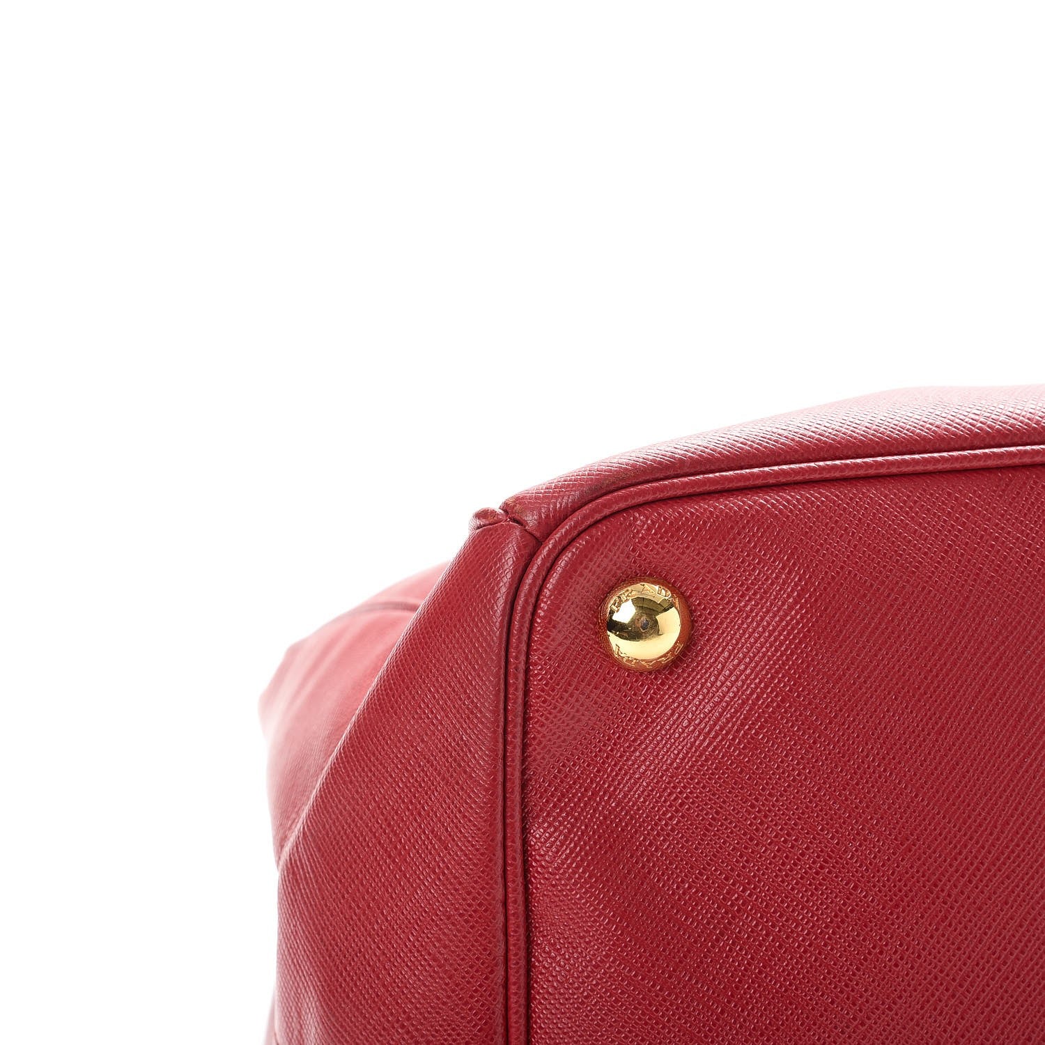 Prada Saffiano Lux Large Tote Fuoco 10 of 17