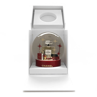 Chanel Glass CC Shopping Bag Snow Globe Burgundy 8 of 8