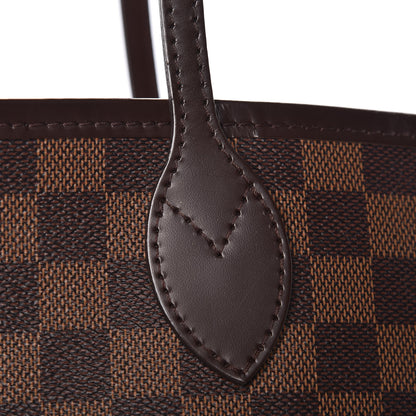 Louis Vuitton Damier Ebene Neo Neverfull MM Rose Ballerine 15 of 29