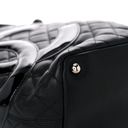 Chanel Calfskin Quilted Medium Cambon Tote Black 8 of 20