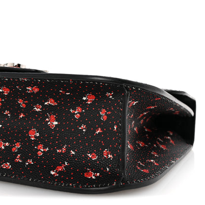 Alexander McQueen Calfskin Floral Medium Insignia Flap Multicolor 9 of 9