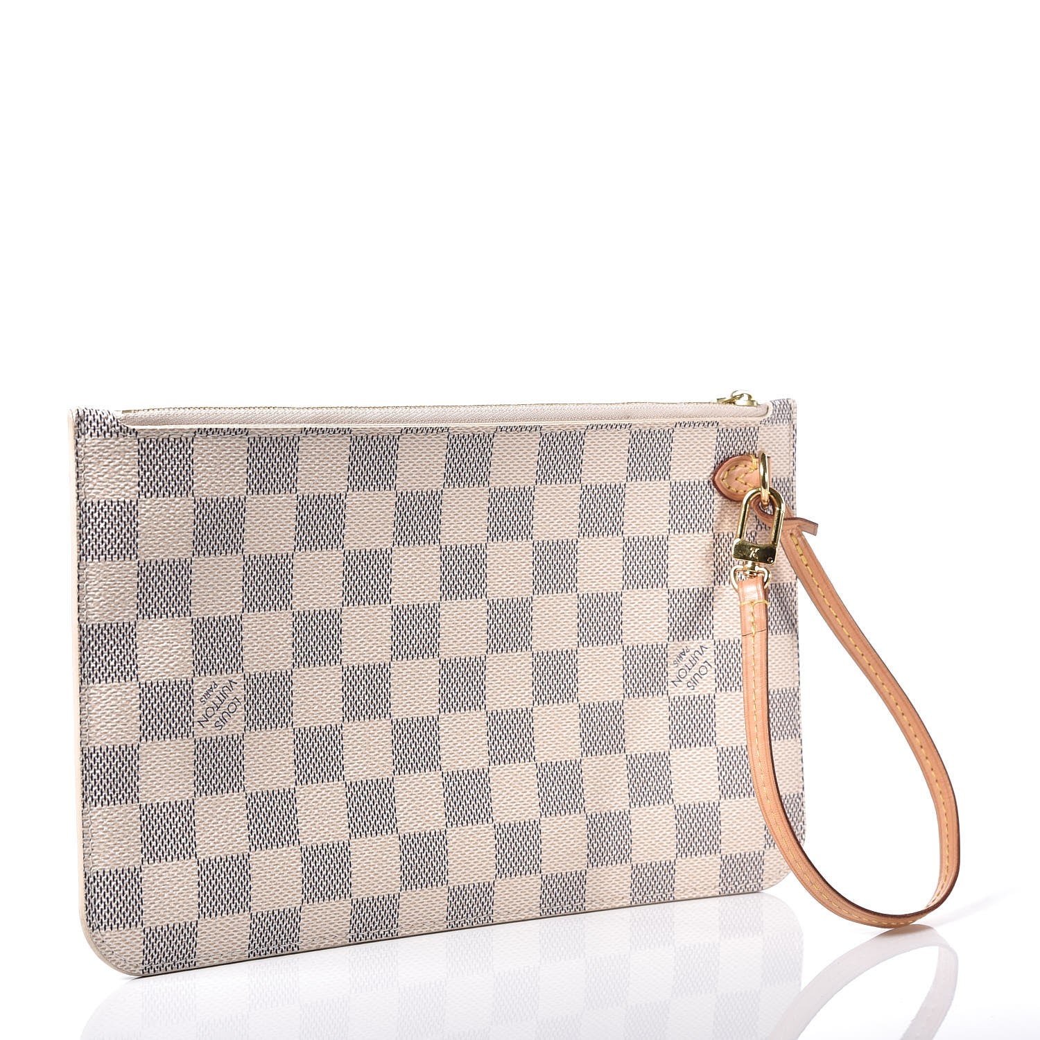 Louis Vuitton Damier Azur Neverfull MM GM Pochette 3 of 8