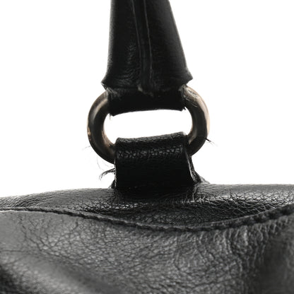 Prada Royal Calf Easy Foldover Pushlock Satchel Black 12 of 12