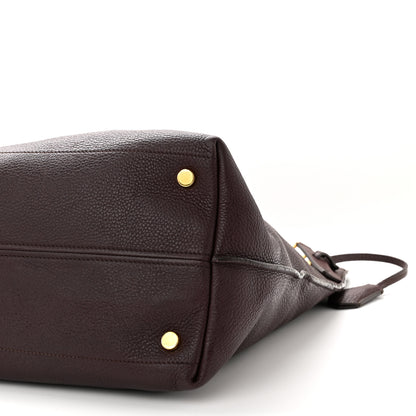 Tom Ford Grained Calfskin Alix Padlock Zip Tote Burgundy 8 of 13