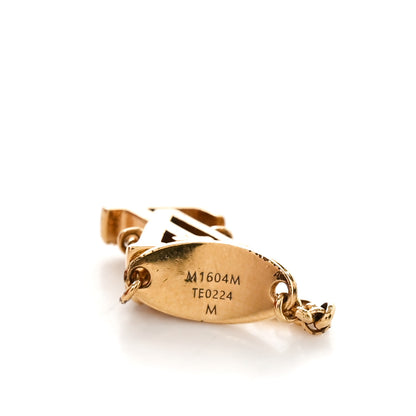 Louis Vuitton Metal Crystal Lady LV Ring Set M Gold 5 of 5