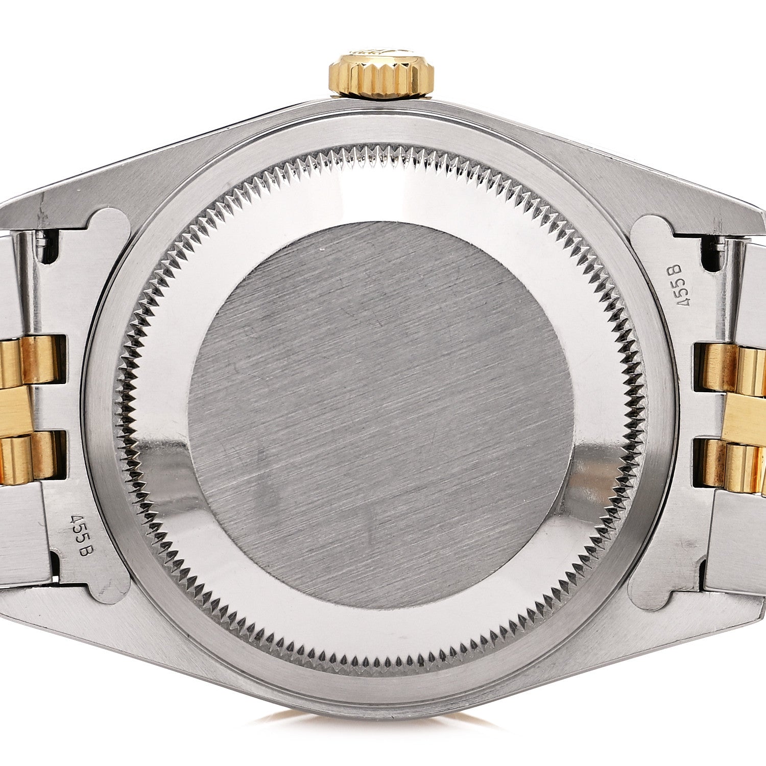 Rolex Stainless Steel 18K Yellow Gold Diamond 36mm Oyster Perpetual Datejust Watch Champagne 16233 4 of 4