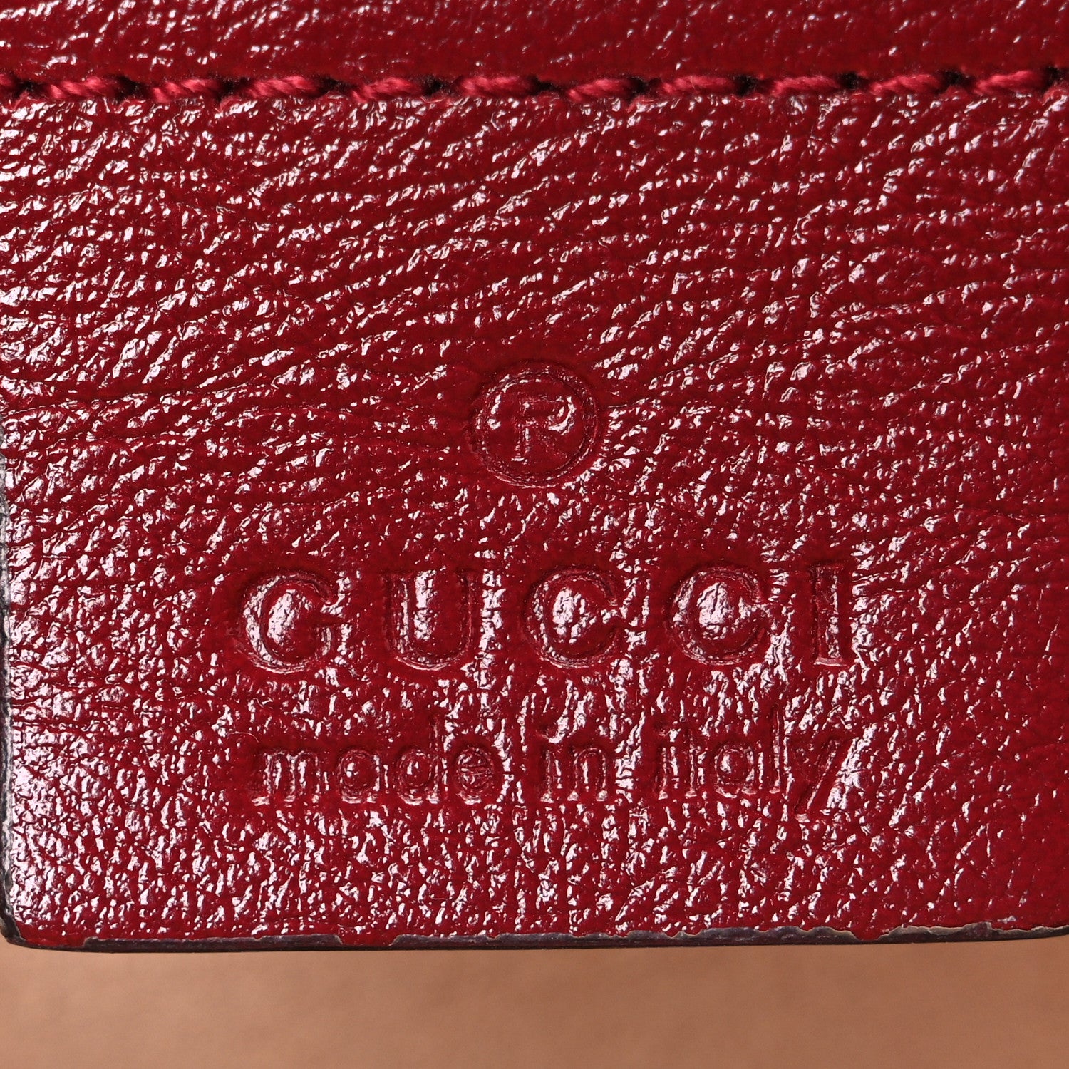 Gucci Monogram Azalea Calfskin Matelasse Diagonal Small GG Marmont Chain Shoulder Bag Beige Ebony New Cherry Red 6 of 10