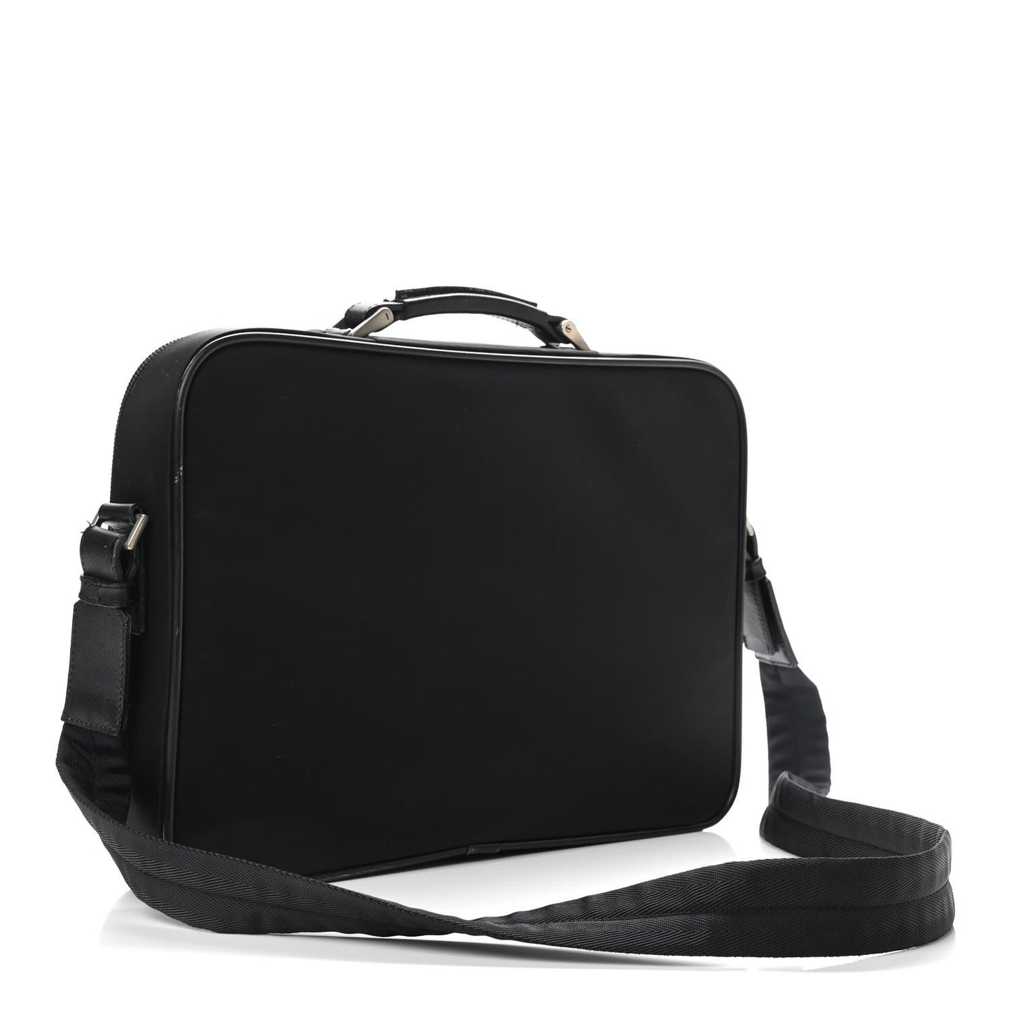 Tessuto Nylon Briefcase Black