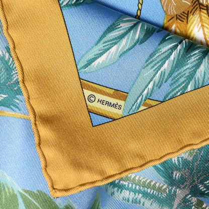Hermes Silk Brazil Pocket Square 4 of 5