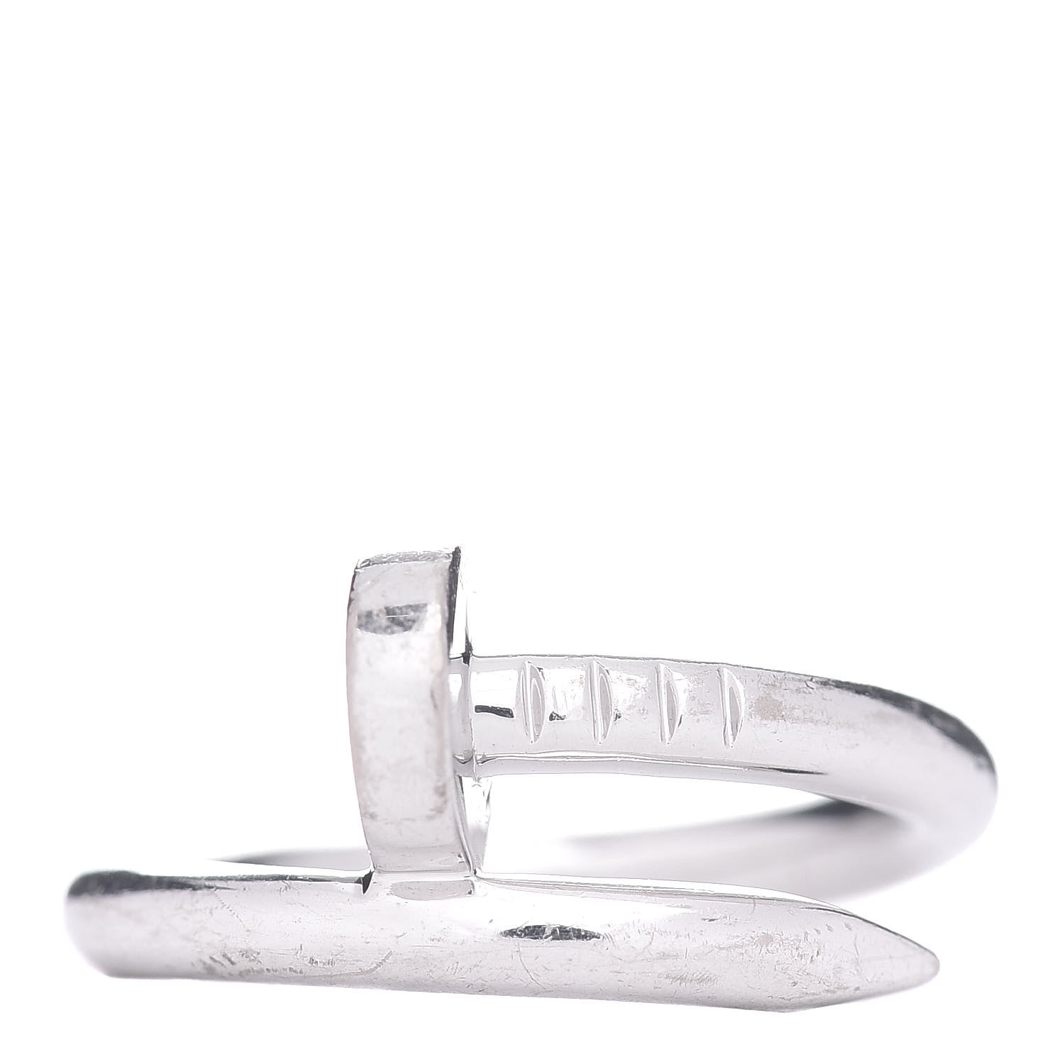 Cartier 18K White Gold Juste Un Clou Ring 50 5.25 1 of 4