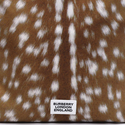 Burberry Nylon Deer Print Flat Tote Bag Black Brown 10 of 10