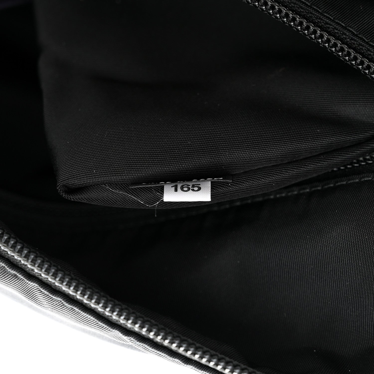 Prada Tessuto Nylon Double Pocket Belt Bag Black 9 of 15