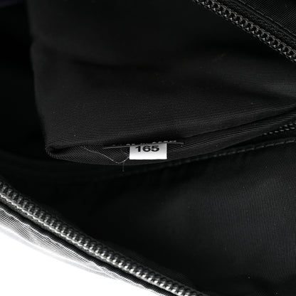 Prada Tessuto Nylon Double Pocket Belt Bag Black 9 of 15