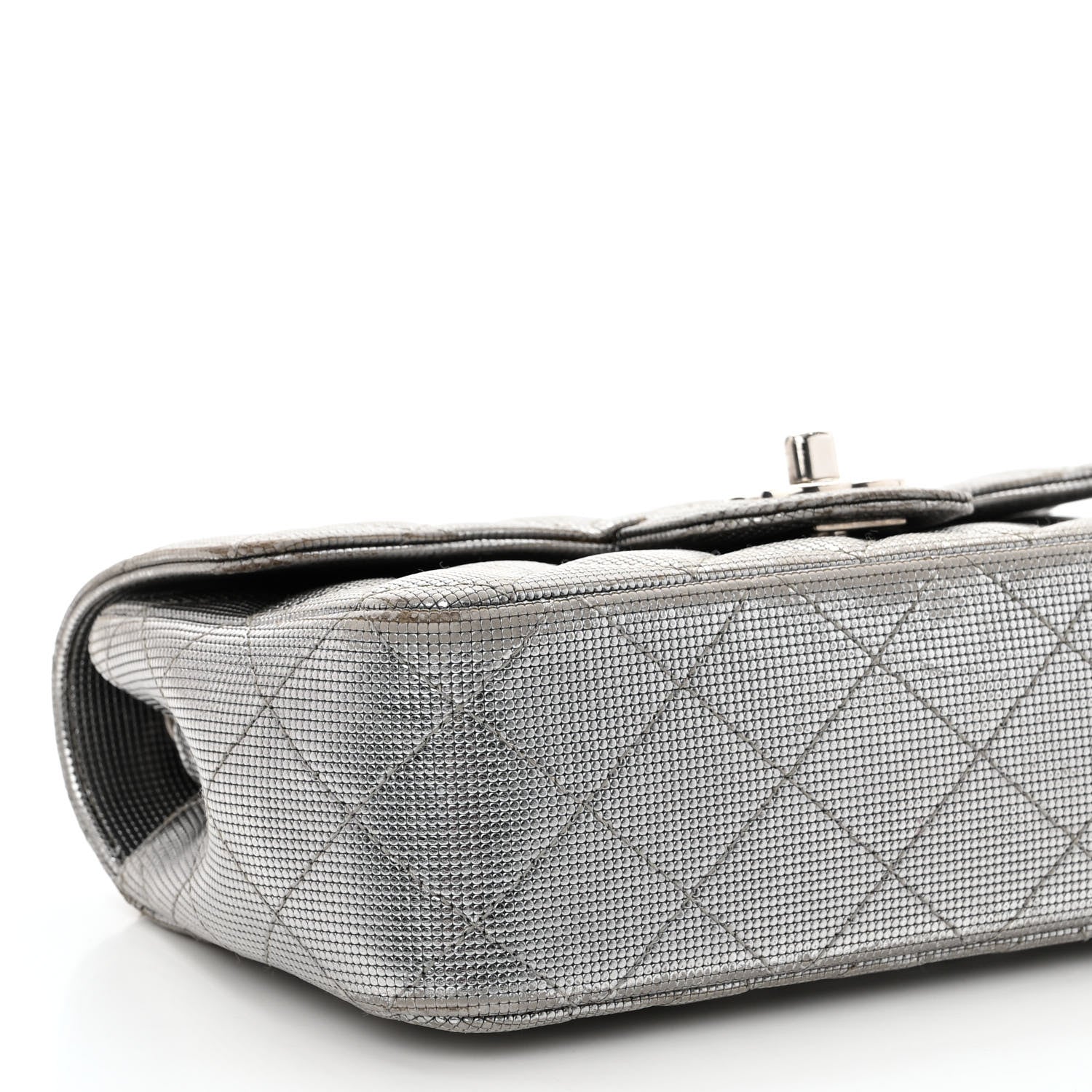 ひ*み様 ‎♡CHANEL♡ グレー キルティング バッグ✨美品✨ Chanel Grey/Black Quilted Degrade Vinyl Jumbo Melrose Flap Bag