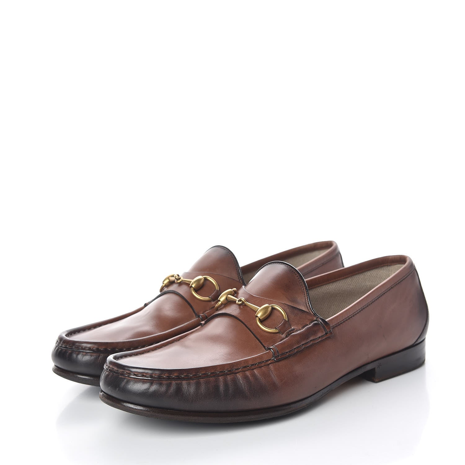Gucci Calfskin Mens 1953 Horsebit Loafers 11 Brown 3 of 13