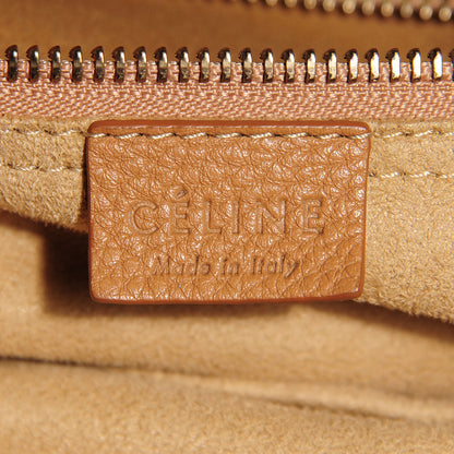 Celine Pebbled Calfskin Mini Luggage Camel 6 of 8